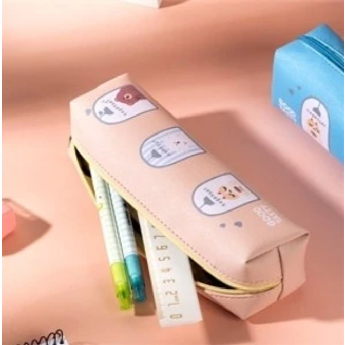 

Deli Pouch Zipper Tempat Pensil EH914 - Penyimpanan Besar, Desain Unik & Material PU