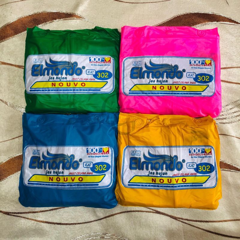 Jas Hujan Elmondo Nouvo 302 Jas Hujan Jaket Celana Anak