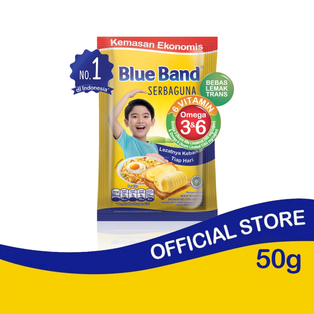 

Blue Band Serbaguna Margarine 50 gr