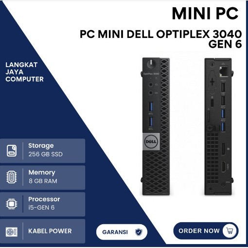 MINI PC DELL OPTIPLEX 3040 CORE I7 GEN 6