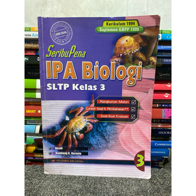 SERIBU PENA IPA BIOLOGI SLTP KELAS 3
