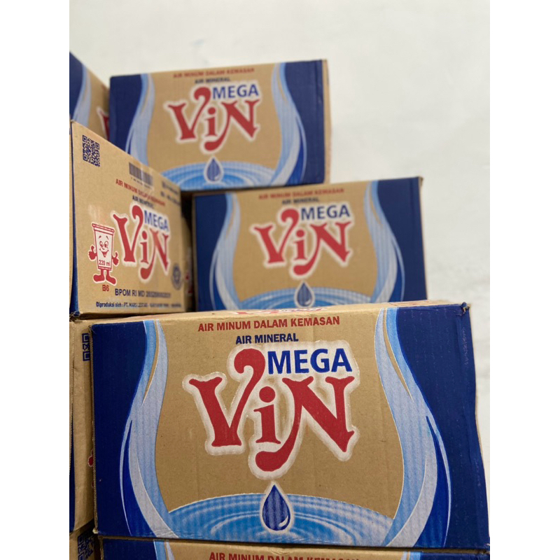 

Mega vin air mineral cup 220ml isi 48 pc