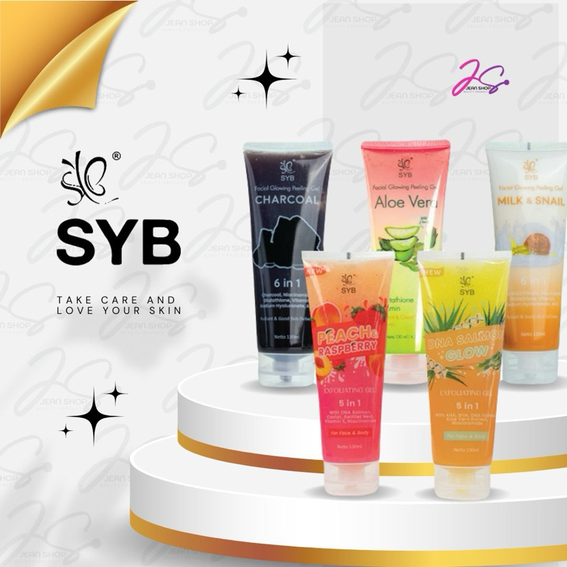 SYB Facial Glowing Peeling Gel Aloe Vera| Charcoal | SYB Pelling