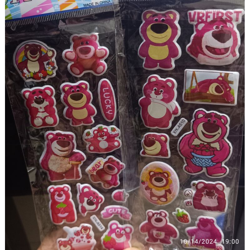 

Stiker timbul LOTSU SANRIO 7x19cm