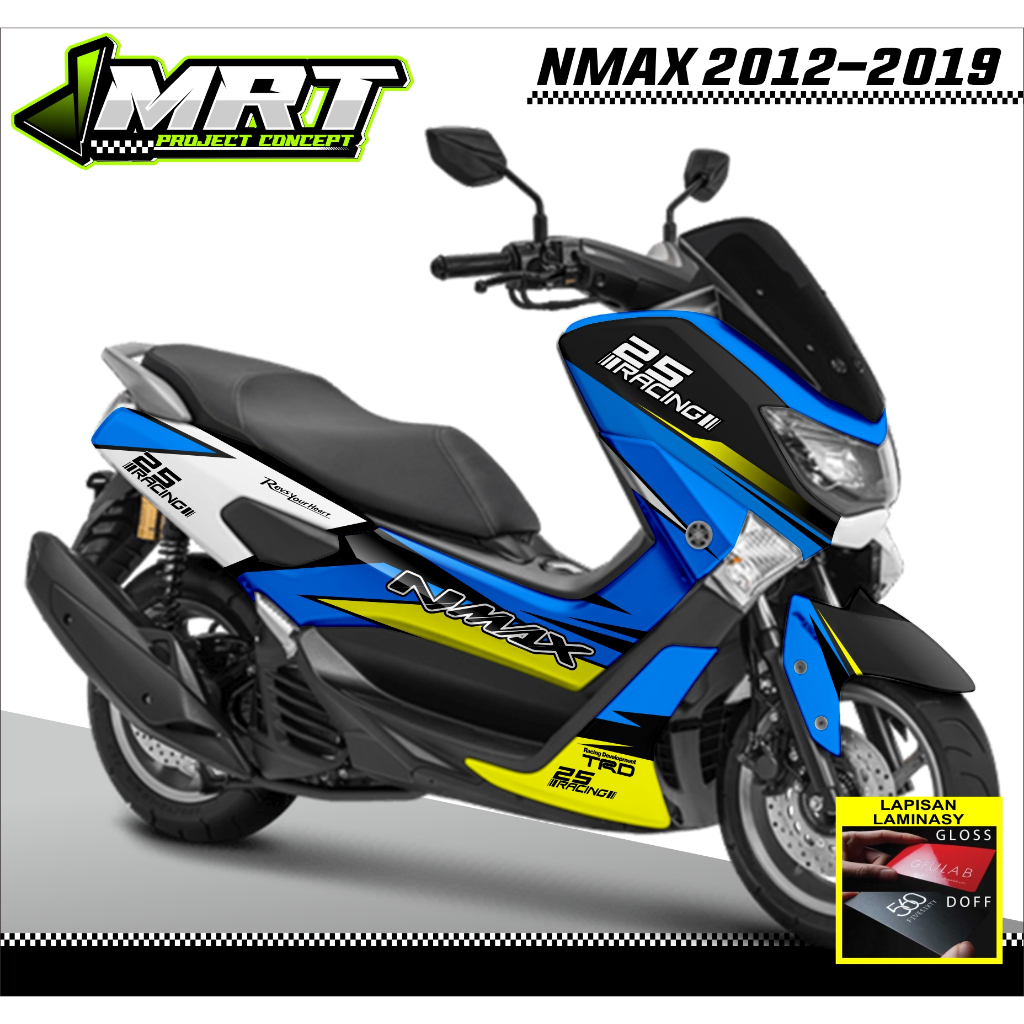 Decal Nmax Tahun 2012-2019 Full Body, STICKER MOTOR NMAX, Decal Nmax Tahun 2012-2019 Full Body, STIC