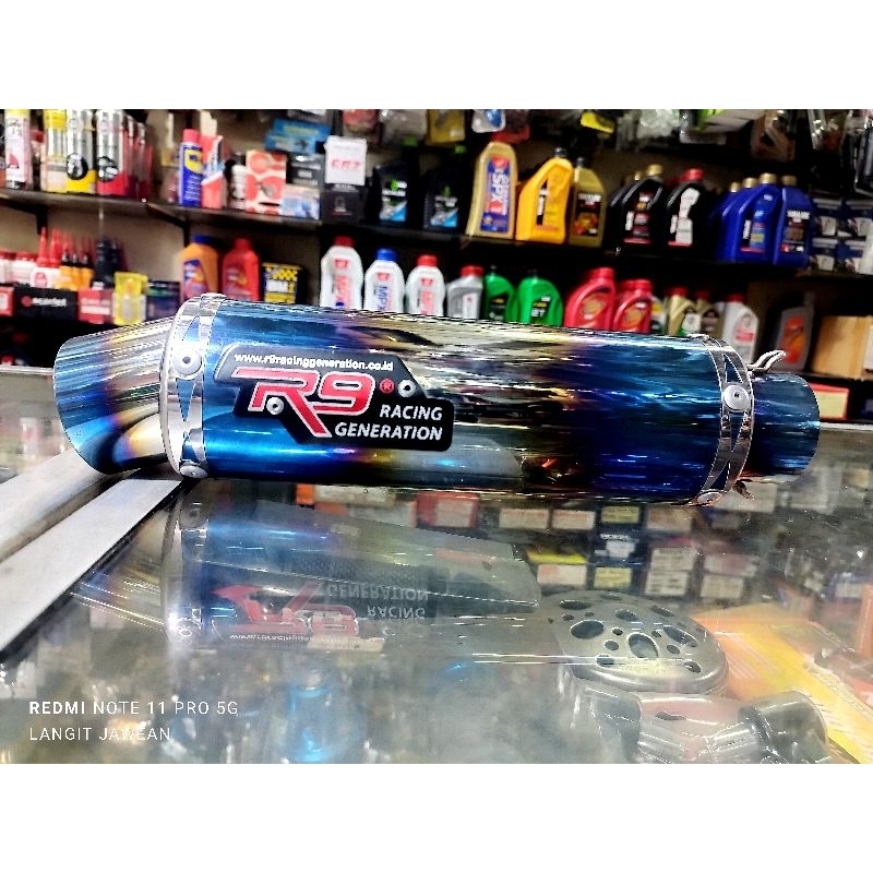 Knalpot R9 Mugello Yamaha Scorpio