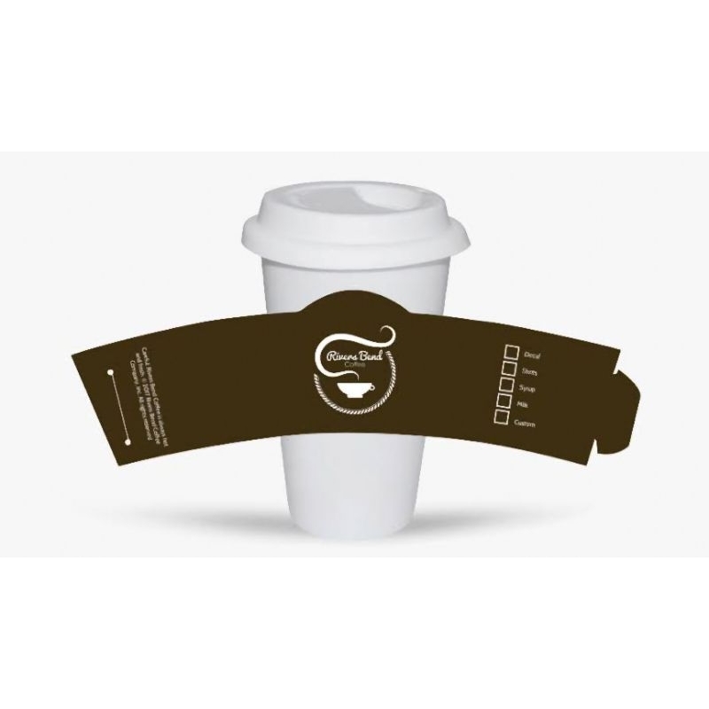 Paper Cup Sleeve custom
