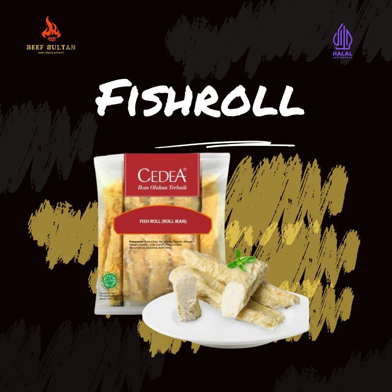 

Fishroll Cedea 250gr | Rol Ikan Cedea Frozen Food | Otak otak Ikan Frozen Cedea | Olahan Ikan Fishroll | Makanan Beku Olahan | Cedea Fishroll Olahan Ikan | Camilan Beku Halal