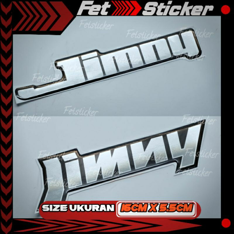 Emblem Suzuki Jimny / Sticker Emblem Timbul Suzuki Jimny