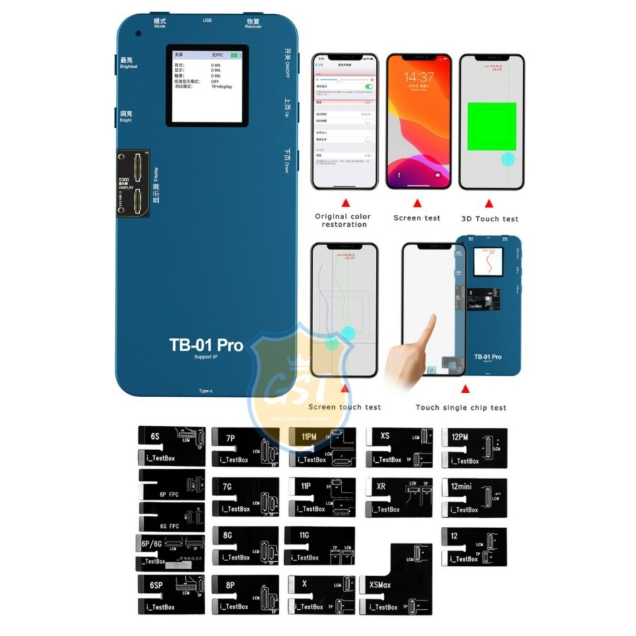 Alat Tes Lcd HP Relife TB 01 Pro Smart Iphone Lcd Screen Tester