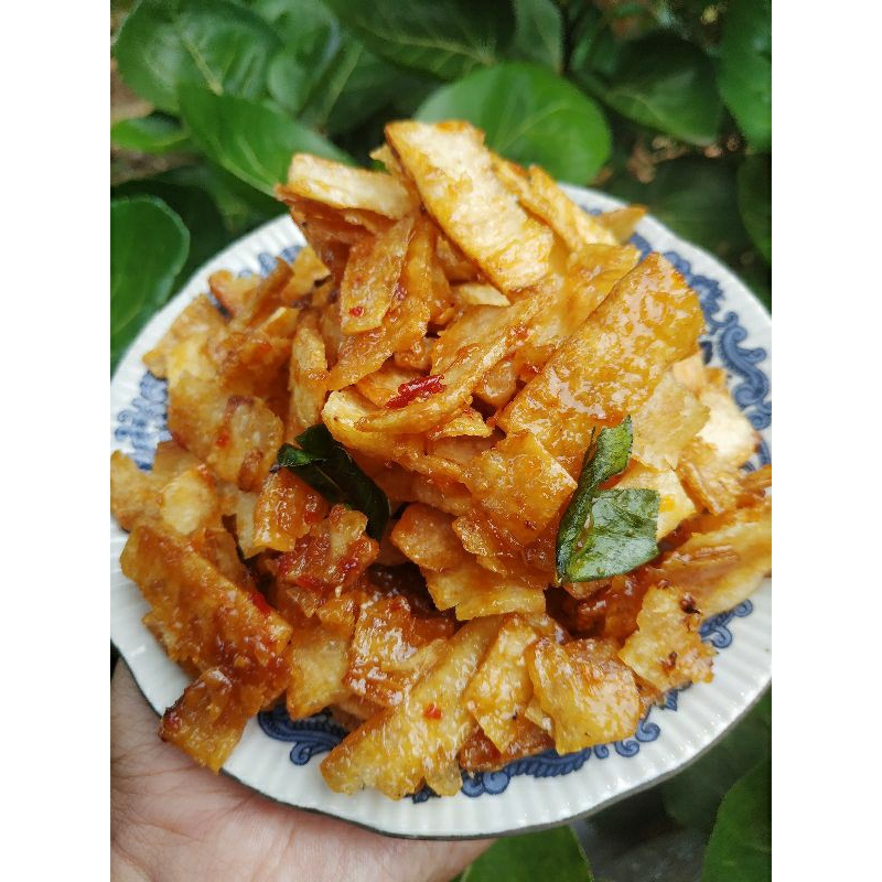 

Keripik Kripik Singkong pedas manis balado 100gr