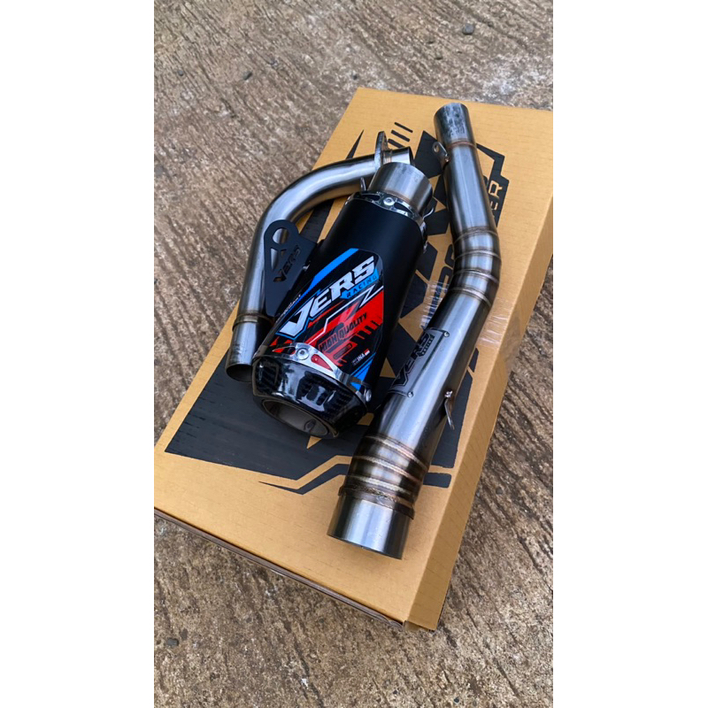 KNALPOT BEBEK GTX JUPITER BLADE ORIGINAL VERS RACING