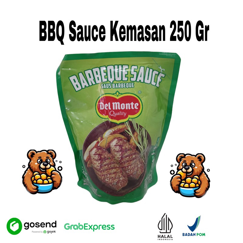 

BARBEQUE Saus Del Monte Kemasan 250 Gr Halal