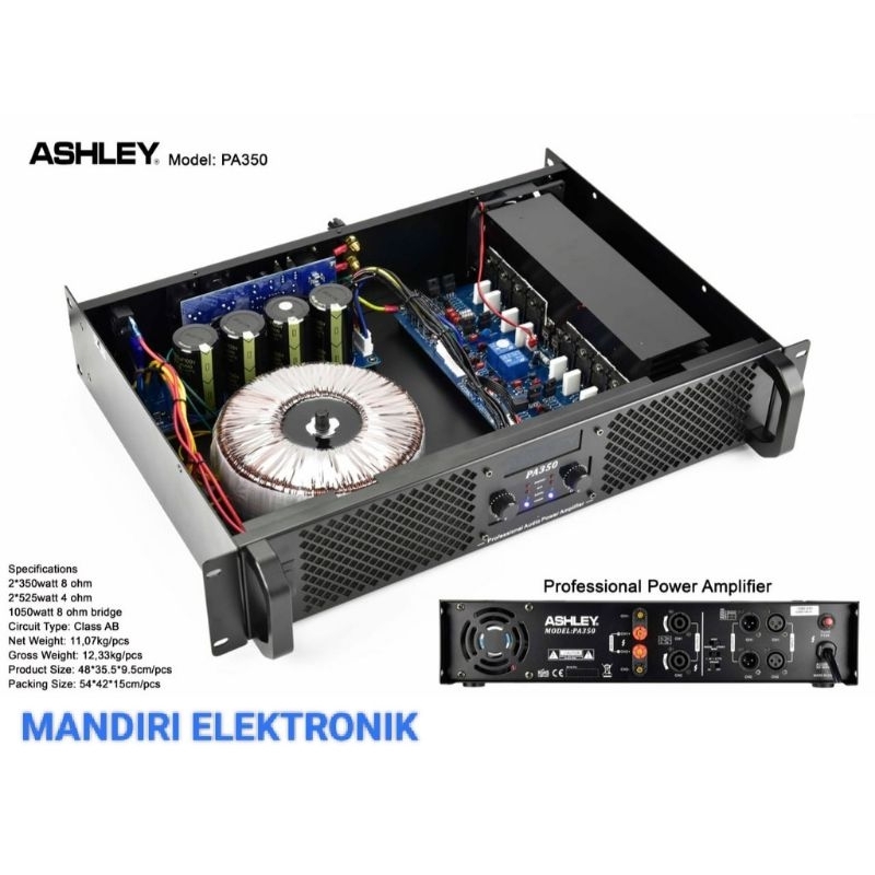 Power Amplifier ASHLEY PA350 ORIGINAL ASHLEY