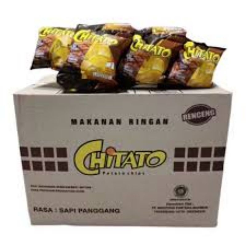 

Chitato Potato Chips Sapi Panggang 1 Renceng Isi 10 pcs @15gr