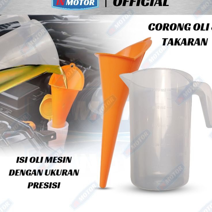 Pencarian Terpopuler  Corong Oli dan Gelas Ukur  takaran oli dan corong  alat ganti oli praktis  pak