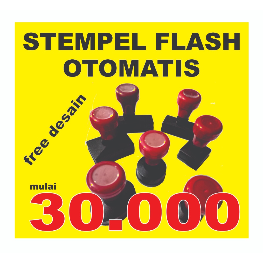 

KODE R9I9 STEMPEL FLASH WARNA OTOMATIS PRAKTIS BALI