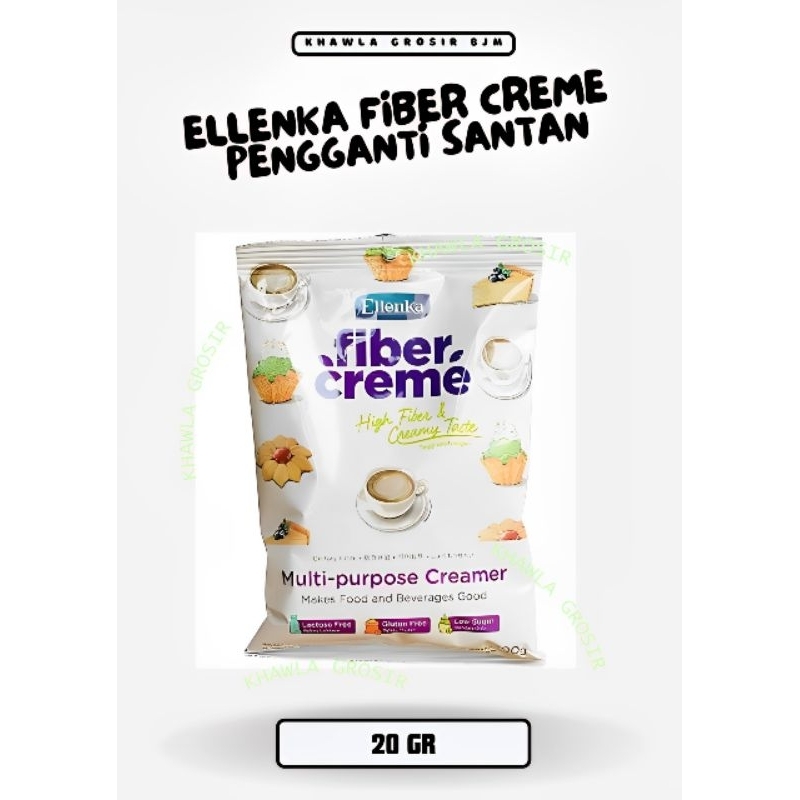 

KALSEL FIBER CREME SEHAT PENGGANTI SANTAN ELLENKA KEMASAN SACHET 20 GR