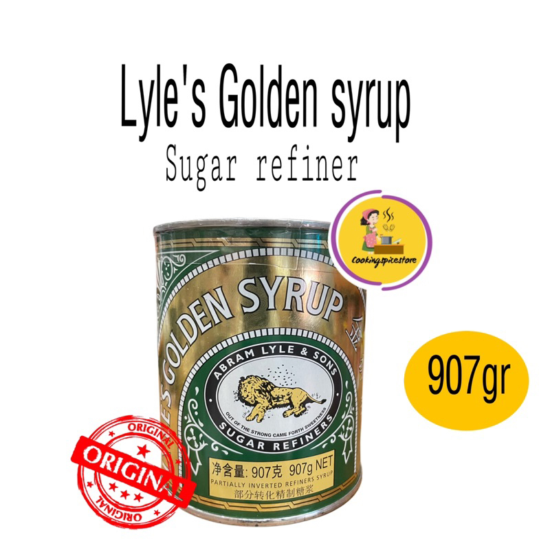 

Lyle's golden syrup lyle 907 gram - sirup gula refiner sugar kaleng