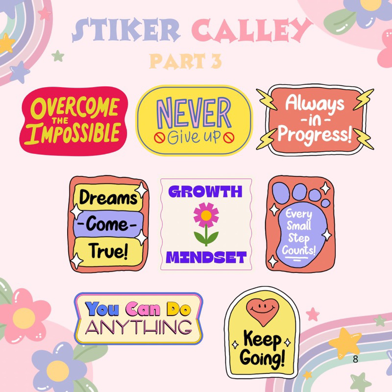 

STARLY - CALLEY 3 STIKER LUCU STIKER HELM STIKER TUMBLR STIKER LAPTOP STIKER BOTOL MINUM