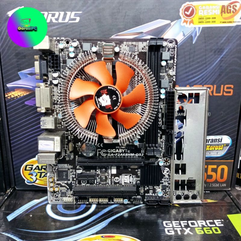 Motherboard AMD Gigabyte FM2+ Processor APU A8 7600