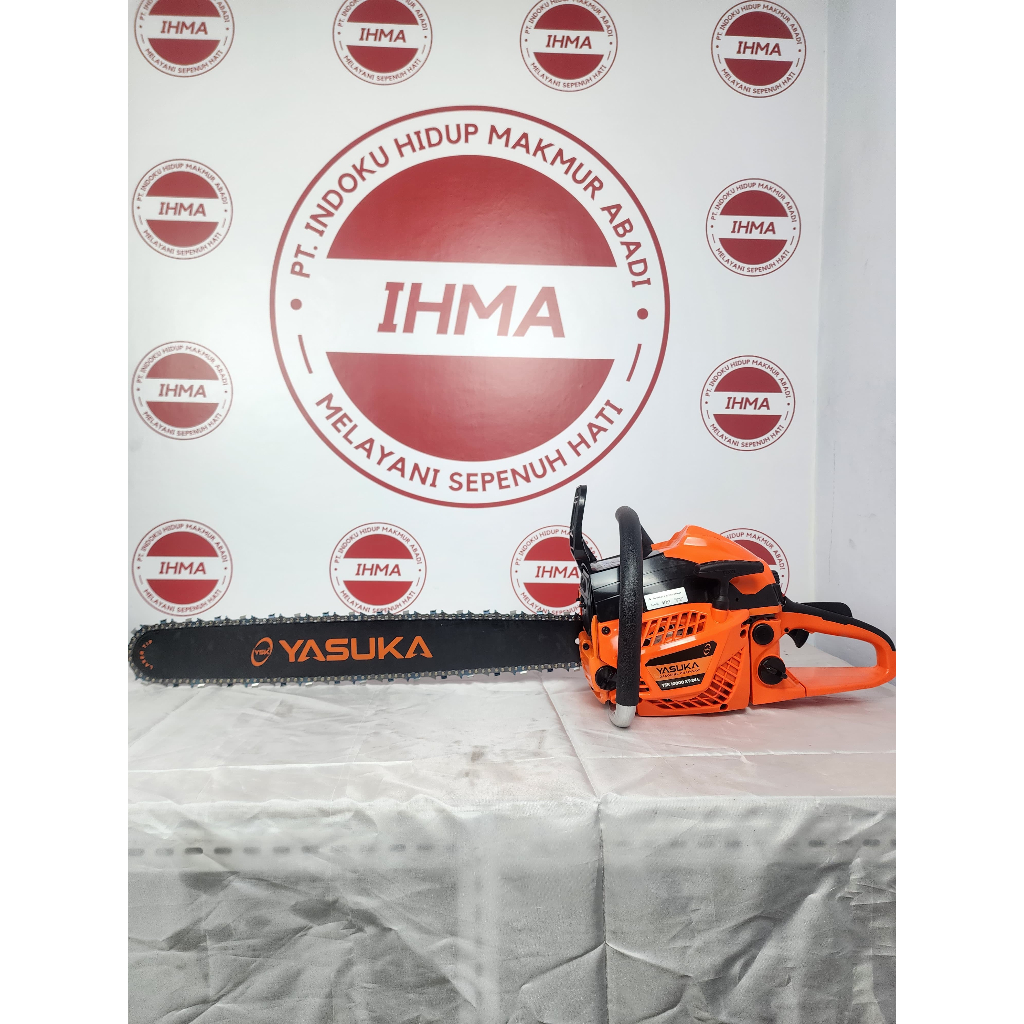Chainsaw Yasuka 10000 XT 24 inch. LASER – Mesin Gergaji Kayu Mini
