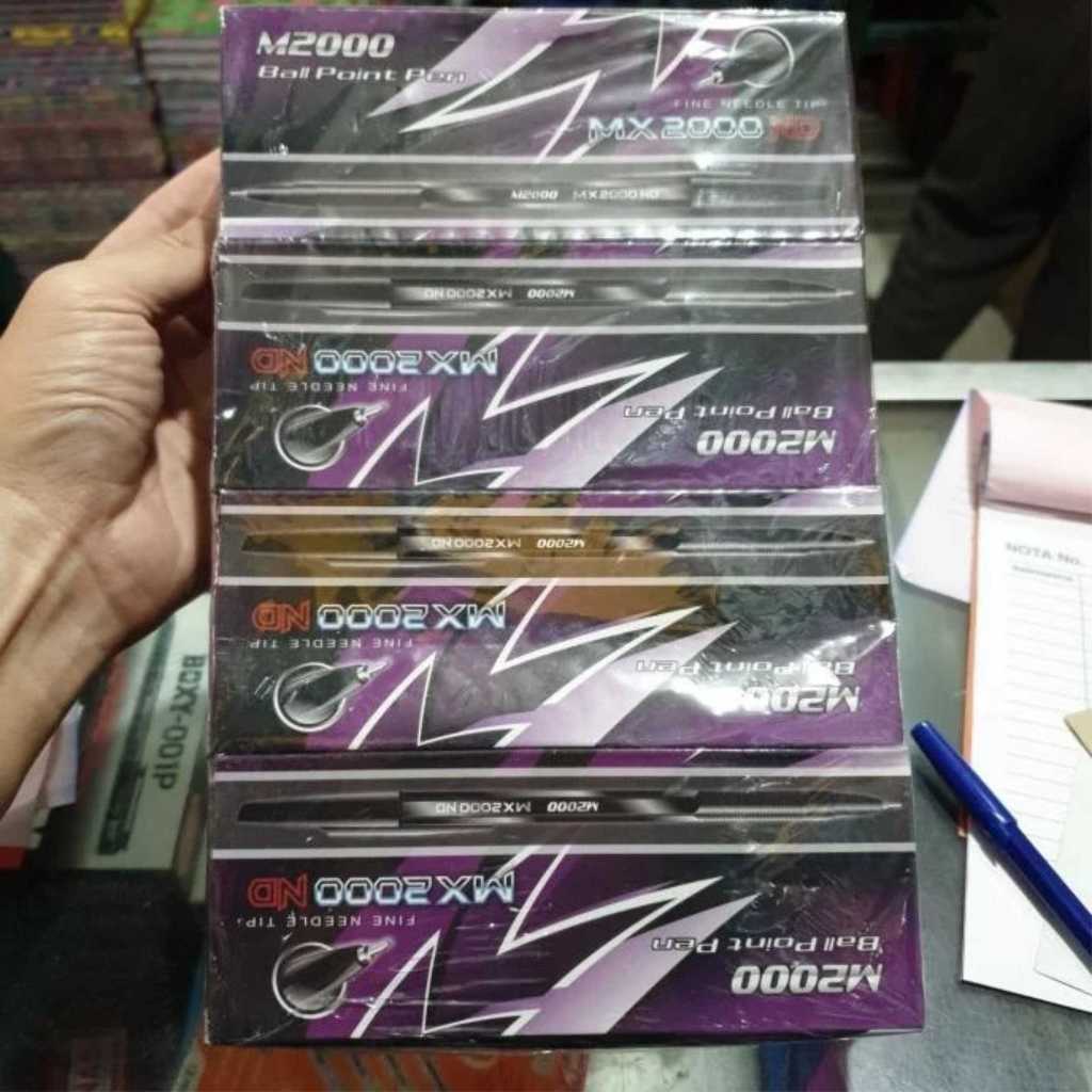 

1 Gros pullpen pilot M2000ND 12 Pack x 12 pcs =144pcs Tinta Hitam Bolpoin Pen Pulpen Balpoint 1 Box Isi 12 / pulpen tinta hitam murah cocok untuk keperluan menulis
