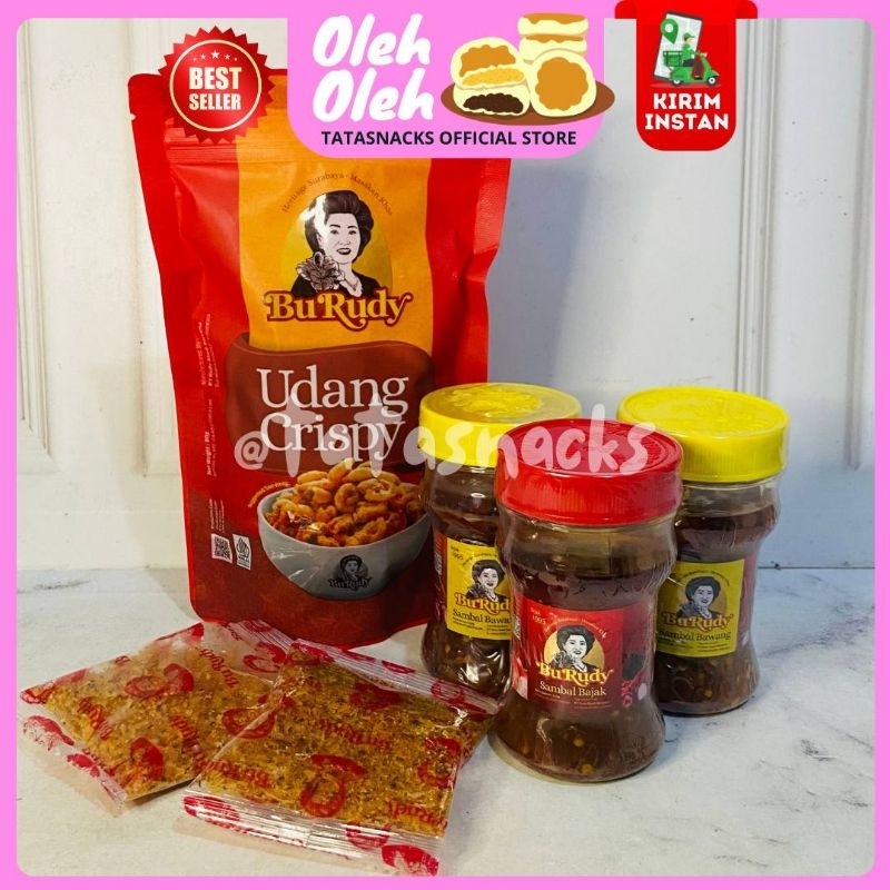 

Paket Sambal Bu Rudy C : 1 udang + 2 bawang + 1 terasi/ijo