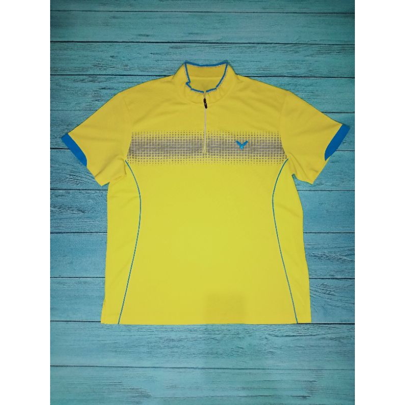Jersey Badminton Victor Logo Bordir Original Korea