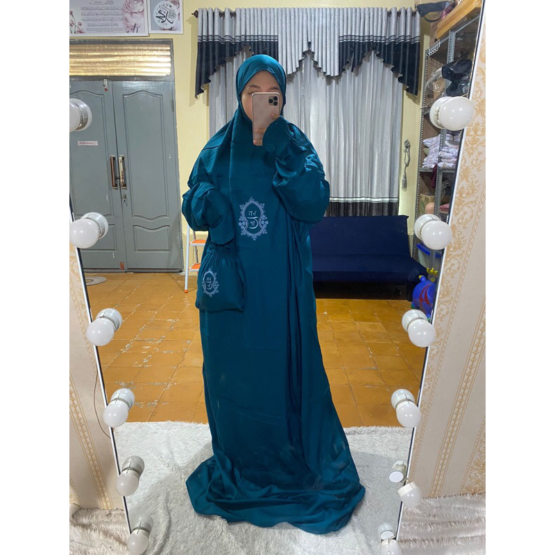 Mukena trompah rayon premium / mukena  abaya / mukena tarim / mukena santri / mukena yaman