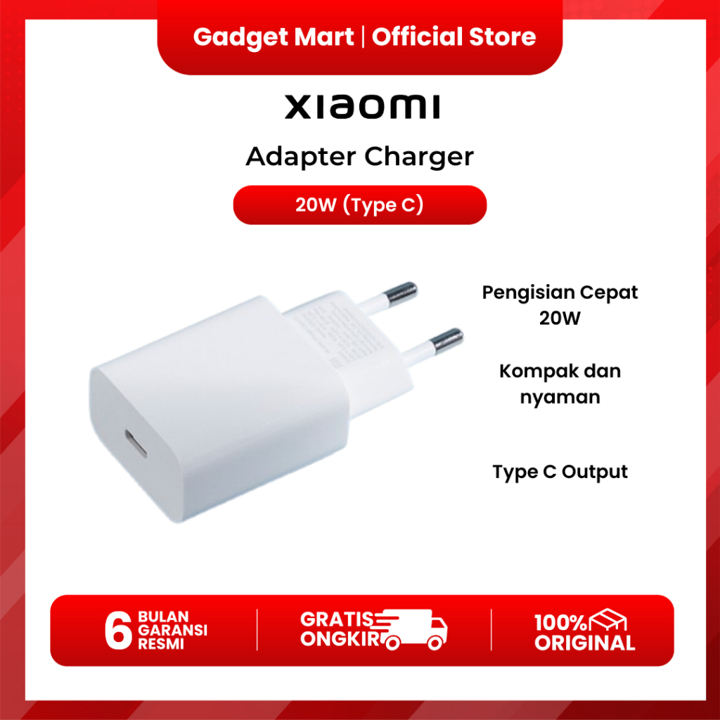 XIAOMI Mi Charger 20W (Type C)