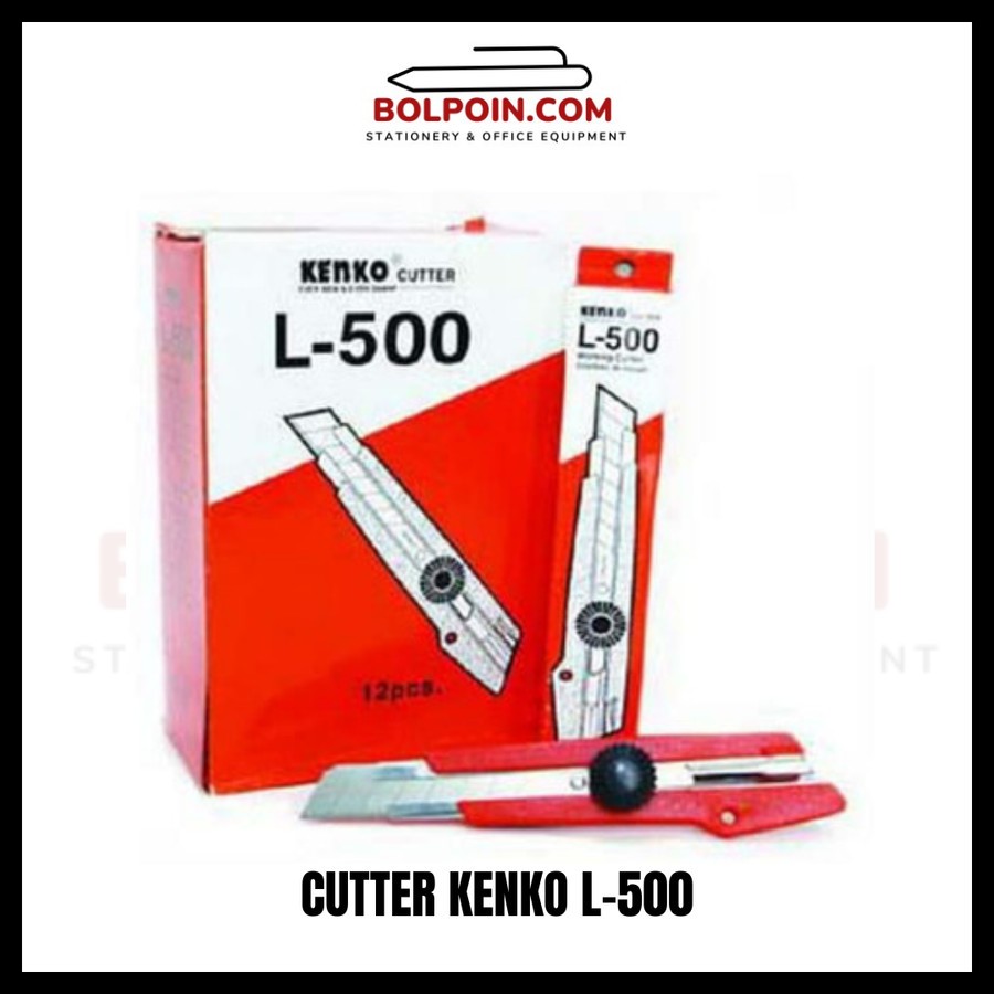 

Pisau Cutter Kenko L-500 Silet Pisau Pemotong Besar (Refill nya L-150)