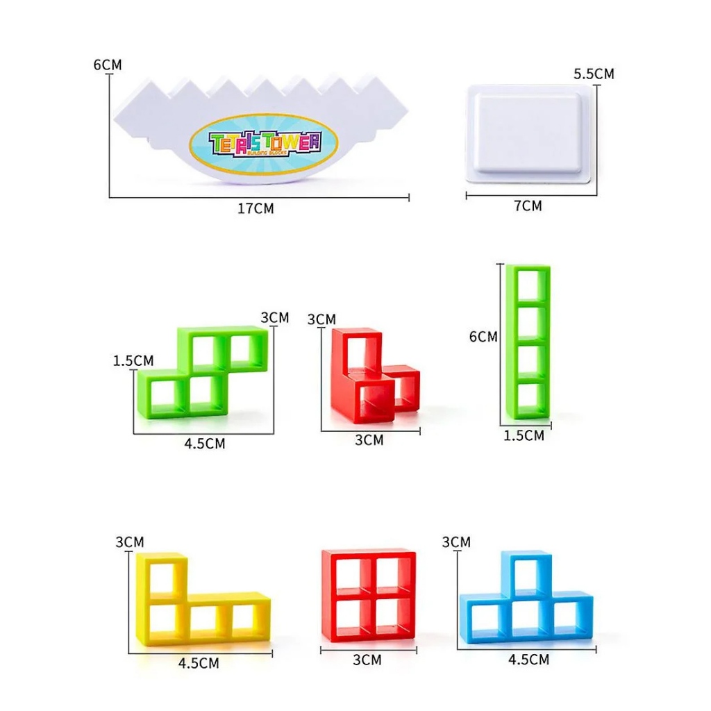 BEST SALE Mainan Anak Tetris Tetra Tower / Mainan Keseimbangan ss1561