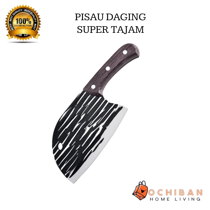 OCHIBAN PISAU KOKI JEPANG SUPER TAJAM STAINLESS STEEL  / PISAU POTONG DAGING SAYUR IKAN / PISAU DAPU