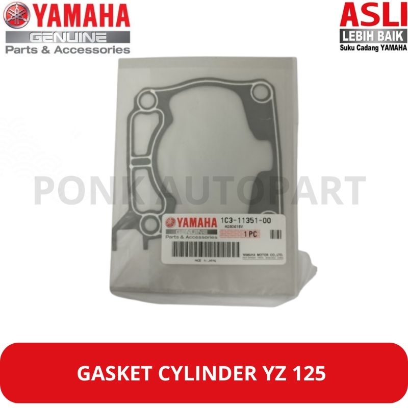 GASKET CYLINDER / PAKING BLOK YAMAHA YZ 125 YZ 125X ORIGINAL YAMAHA 1C3-11351-00