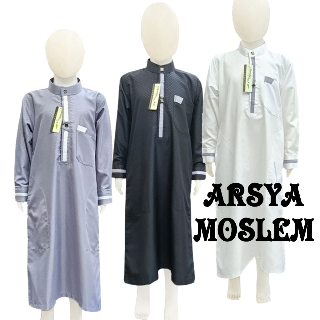 Baju Gamis ETERNITY Jubah Anak Laki Laki 3 Tahun - 14 Tahun  COD Gamis Polos