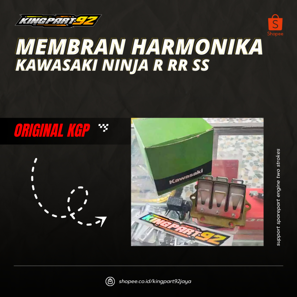Membran Kawasaki Ninja R RR SS Harmonika Original Kawasaki KGP