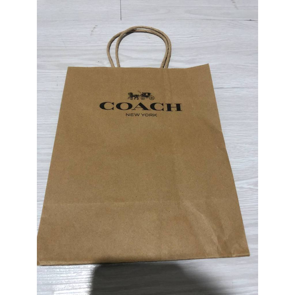 

Tas PAPER BAG COA BROWN 100% ORIGINAL