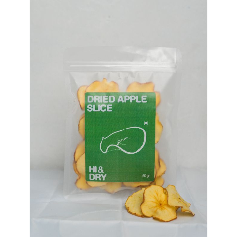 

[hianddry] Dried Apple fuji slice // Apel kering // Cemilan // Garnish