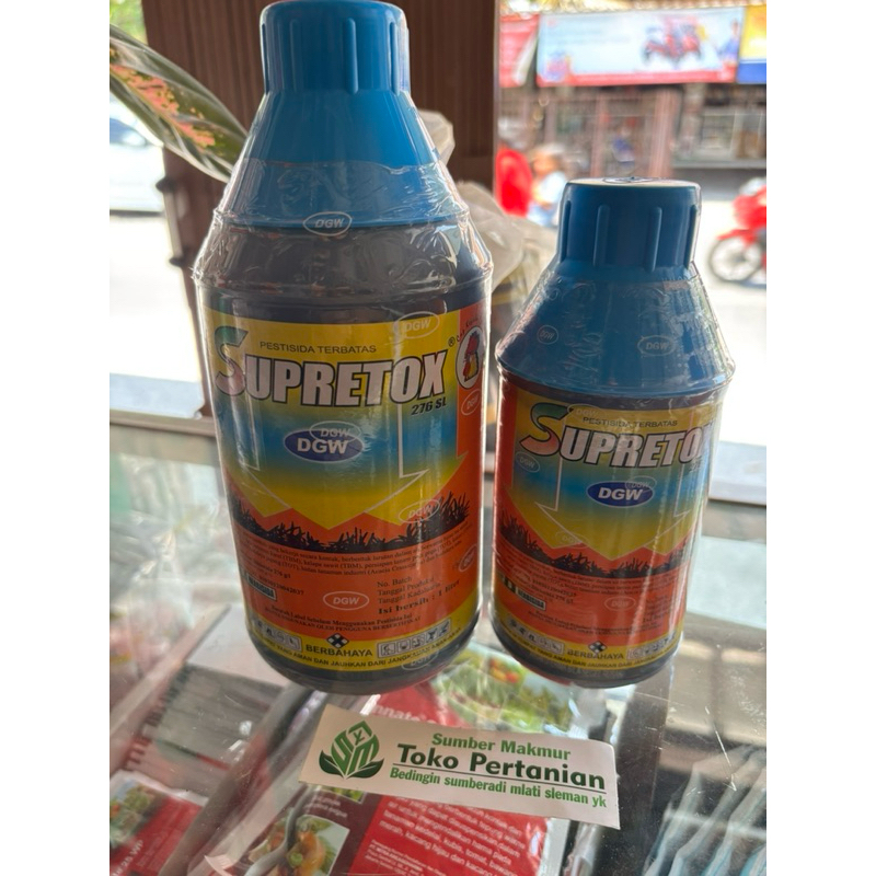 herbisida OBAT RUMPUT SUPRETOX 1 liter dan 500ml