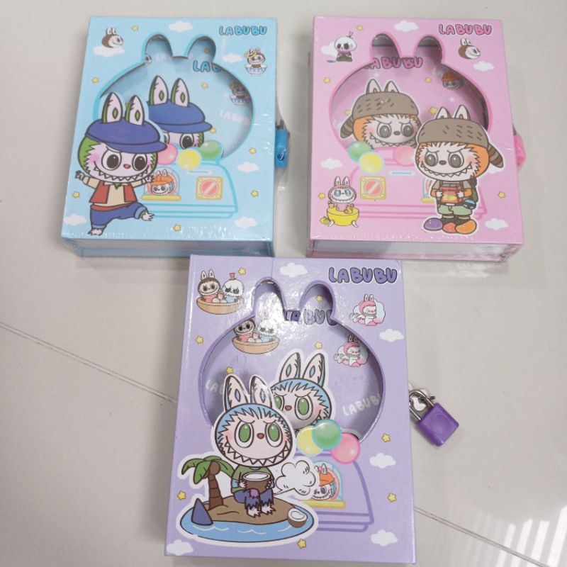 

Buku diary box gembok LABUBU