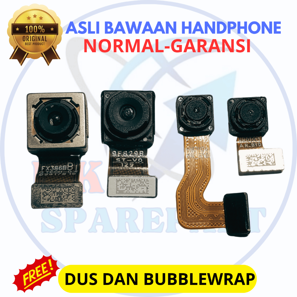 kamera belakang realme 5i ori copotan - original cabutan bawaan - fullset - isi 4 kamera
