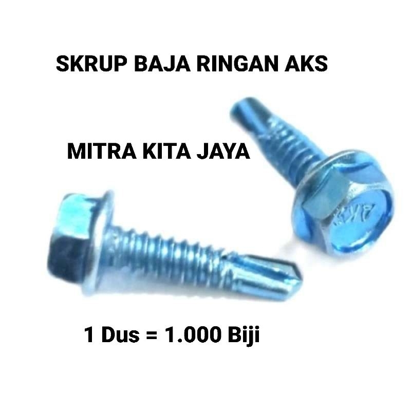 BAUT BAJA RINGAN 10X19 AKS 1 DUS / SKRUP BAJA RINGAN 10X19 AKS 1 DUS / BAUT BAJA RINGAN 10X19 1 DUS