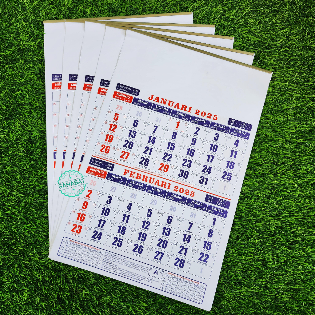 

KALENDER KERJA 2 BULANAN UMUM 6 LEMBAR ATAU DWIWULAN TAHUN 2025