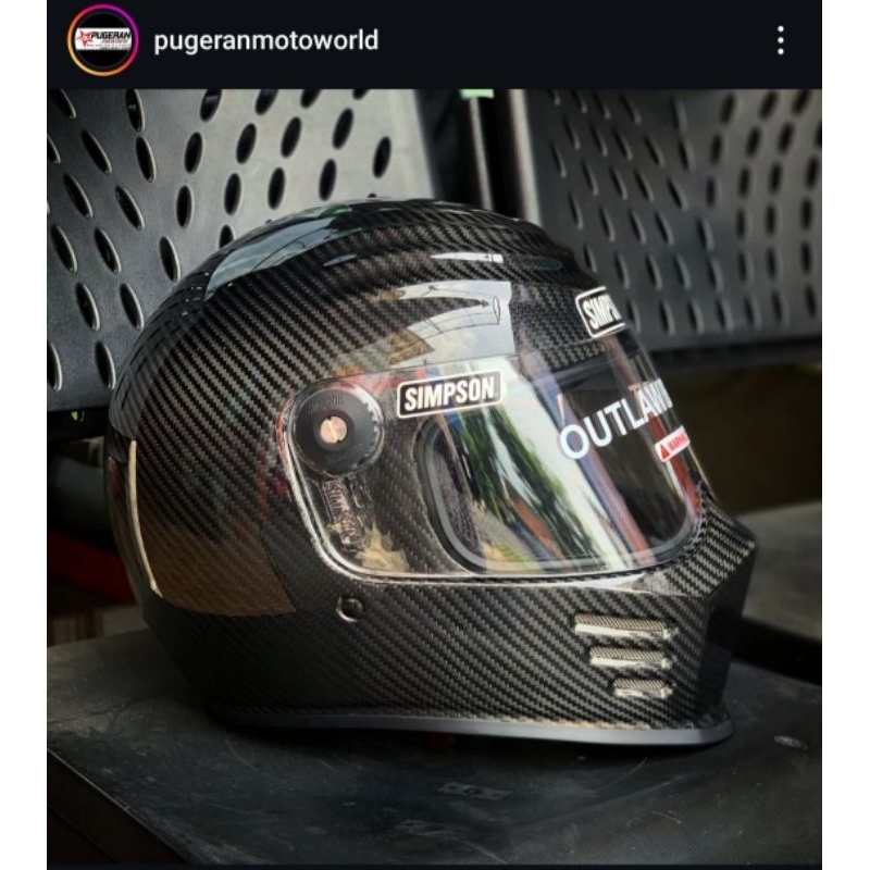 HELM SIMPSON OUTLAW BANDIT CARBON