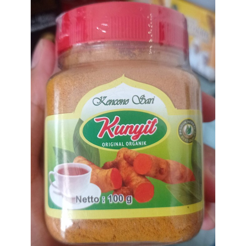 

Kunyit Original Organik Kencono Sari 100 gr ORIGINAL