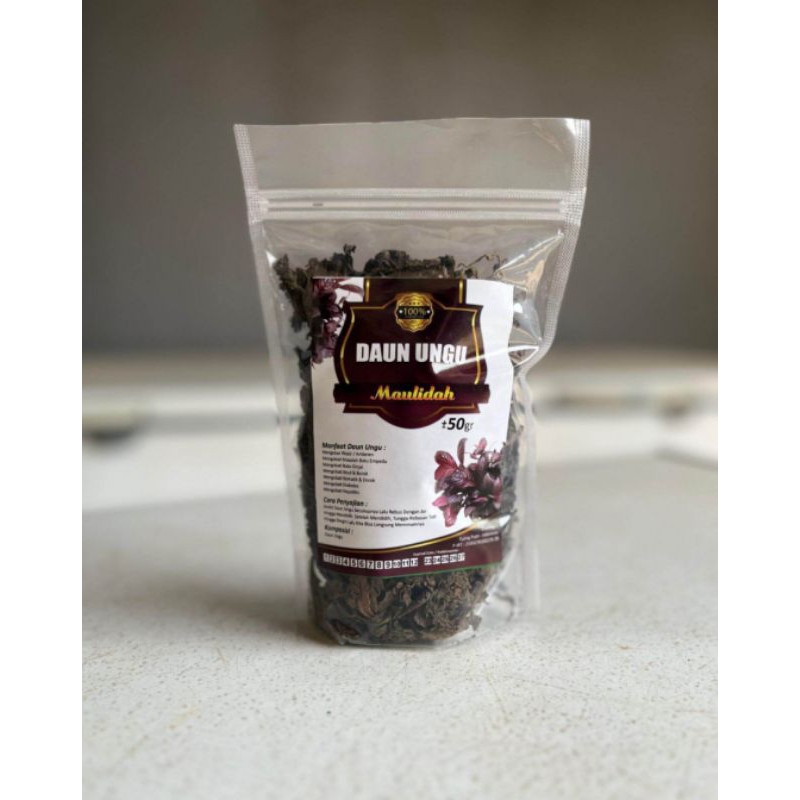 

Teh Curah Daun Ungu Obat ambeyen 50 grm