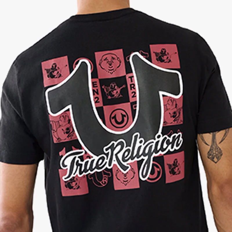 True Religion T-Shirt Black Original/Branded
