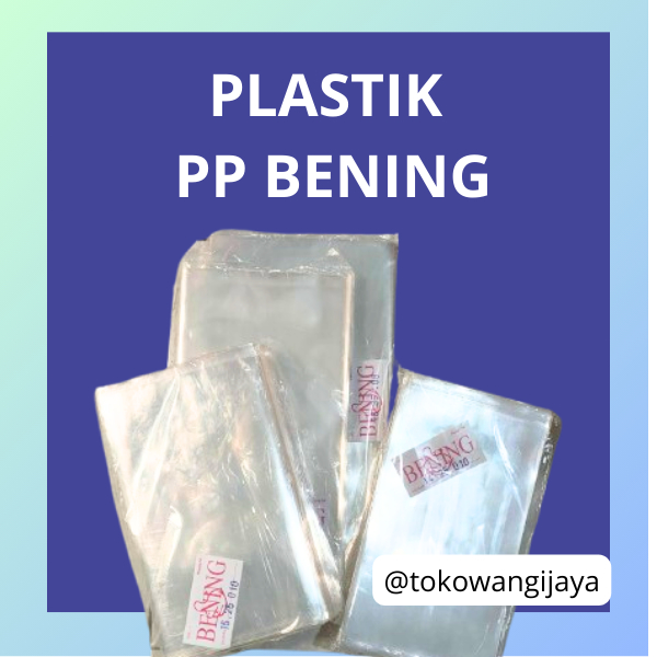 Plastik PP Mika Tebal 08 Merek BENING (500GR)