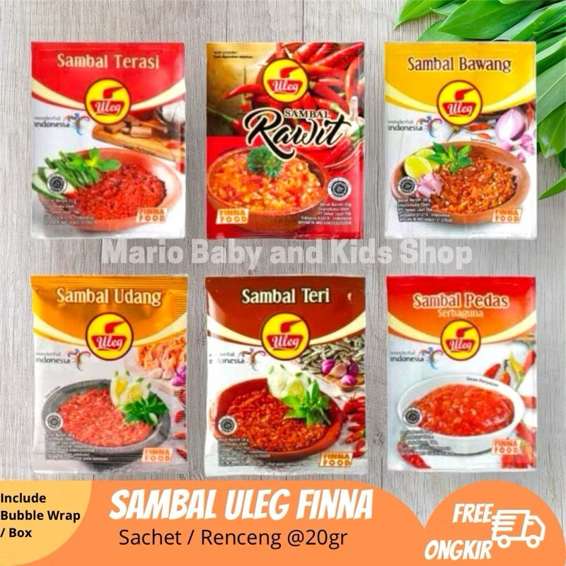 

Sambal Uleg Finna (1 Sachet)